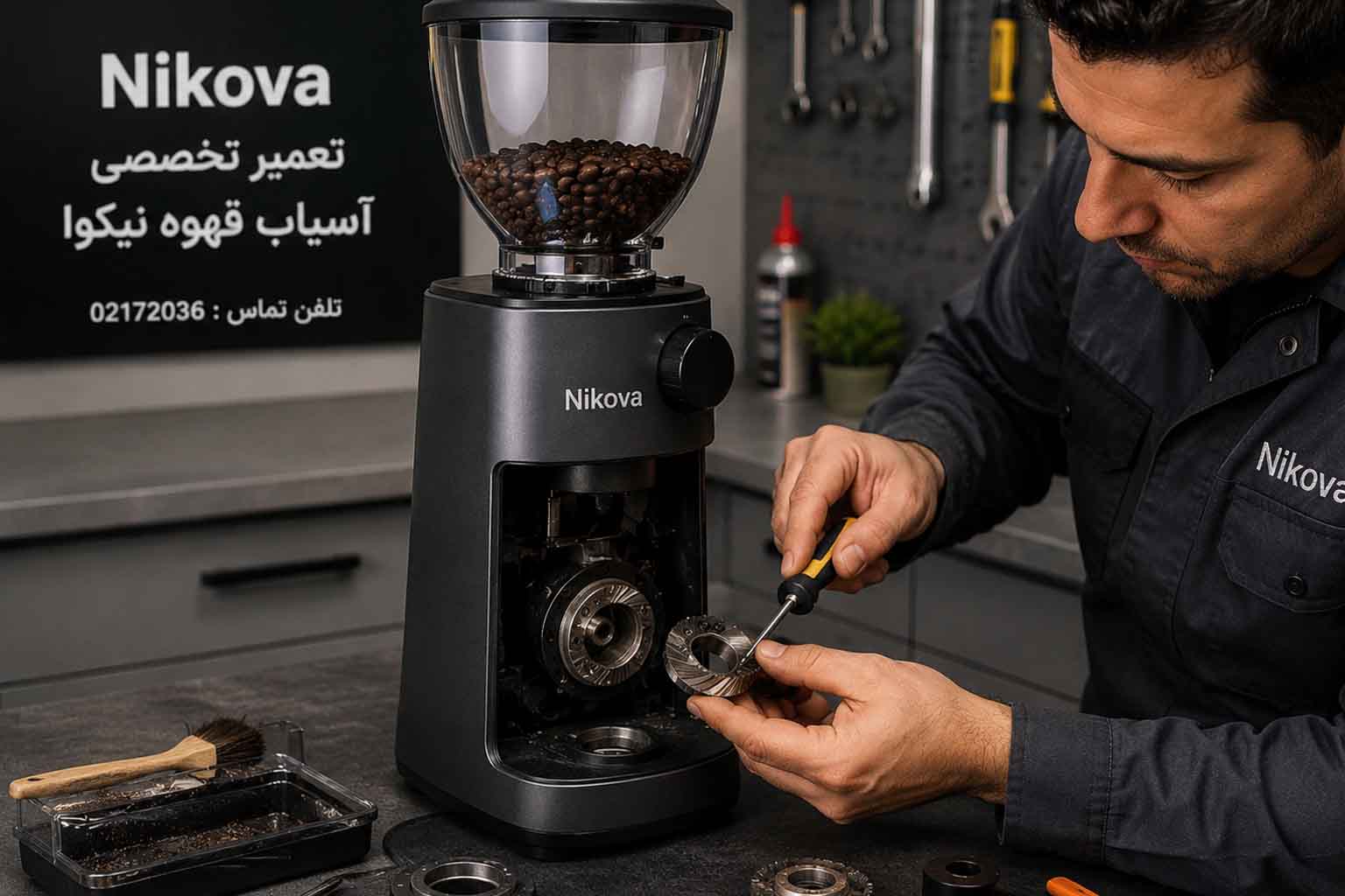 تعمیر آسیاب قهوه نیکوا